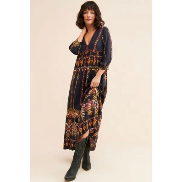 Free People Foley Maxi Dress Size L - Picture 1 of 7